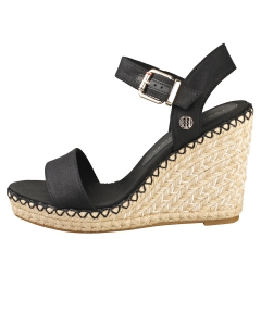 Tommy Hilfiger SHINY TOUCHES HIGH Women Wedge Sandals in Black