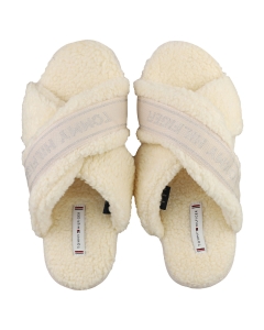 Tommy Hilfiger SHINY WEBBING HOME Women Slippers Sandals in Shaved Lemon Ice