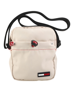 Tommy Jeans CAMPUS BOY MINI REPORTER Classic Side Bag in Stone