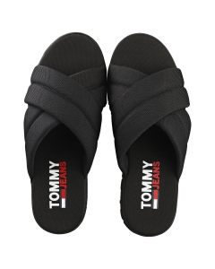 Tommy Jeans FLATFORM Women Walking Sandals in Black