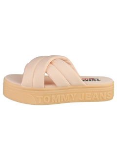 Tommy Jeans FLATFORM Women Walking Sandals in Frosty Mango