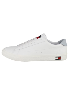 Tommy Jeans LEATHER LOW CUT VULC Men Casual Trainers in White