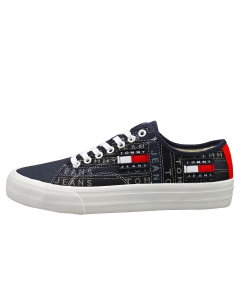 Tommy Jeans PREMIUM LABELS VULC Men Casual Trainers in Navy White Red