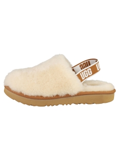 UGG FLUFF YEAH CLOG Kids Slippers Sandals in Natural