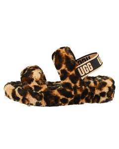 UGG OH YEAH PANTHER PRINT Women Slippers Sandals in Butterscotch