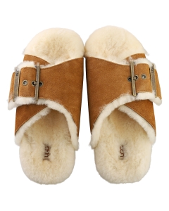 UGG OUTSLIDE BUCKLE Women Slippers Sandals in Chestnut