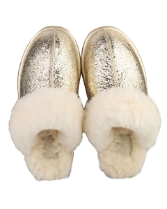UGG SCUFFETTE II METALLIC SPARKLE Women Slippers Shoes in Soft Gold
