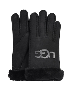 UGG SHEEPSKIN LOGO Gloves in Black