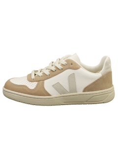 VEJA V-10 CHROMEFREE Women Casual Trainers in White Natural