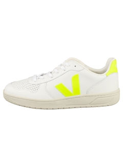 VEJA V-10 Men Casual Trainers in White Yellow