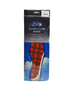 Woly TARTAN COMFORT LATEX Insoles in Clear