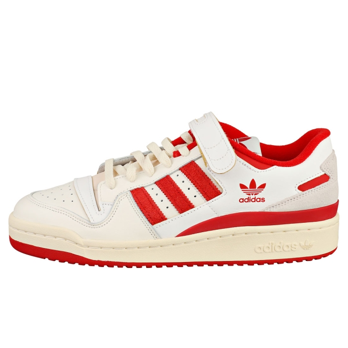 adidas FORUM LOW Men Fashion Trainers in Red