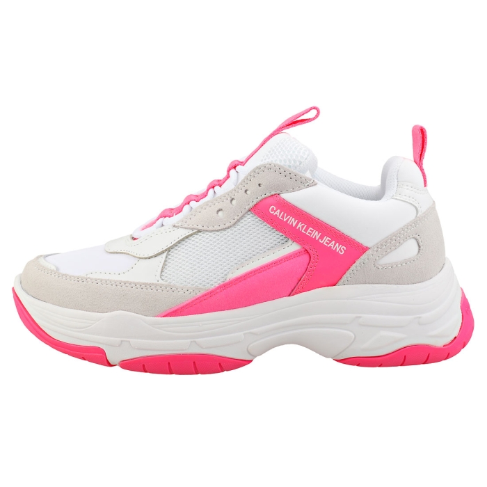 calvin klein neon trainers