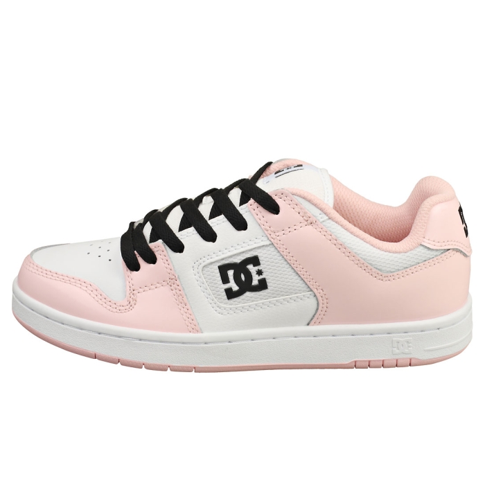 DC Shoes MANTECA 4 Women Skate Trainers in Pink White