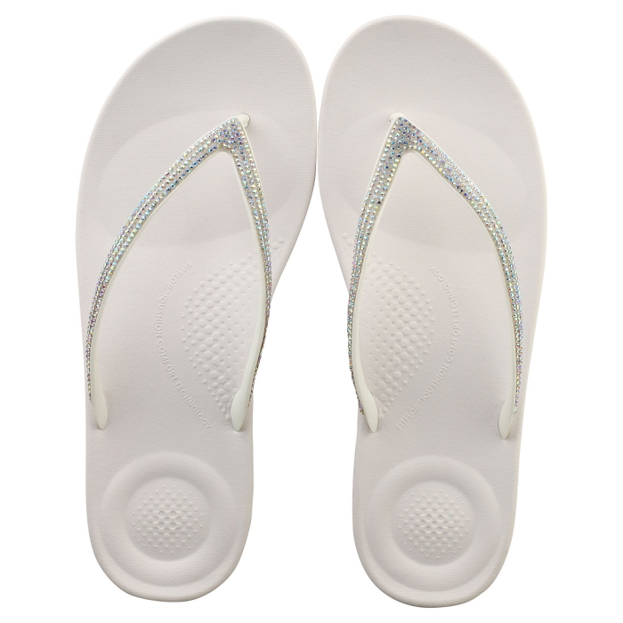 Fitflop Women's Flip-Flop, Silver, 11 : : Clothing, Shoes &  Accessories
