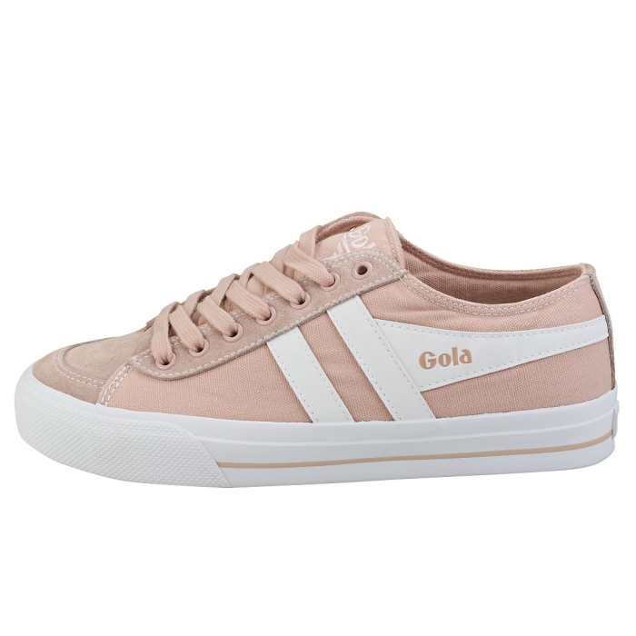 Gola Quota 2 Womens Sun Leather & Textile Casual Trainers 