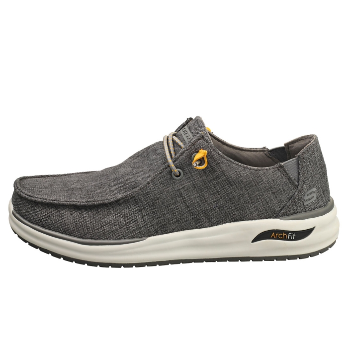 Skechers ARCH FIT MELO VEGAN Men Casual Shoes in Charcoal