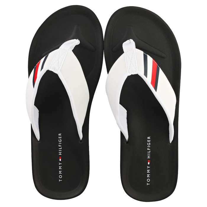 Tommy Hilfiger COMFORTABLE PADDED Men Beach Sandals in White