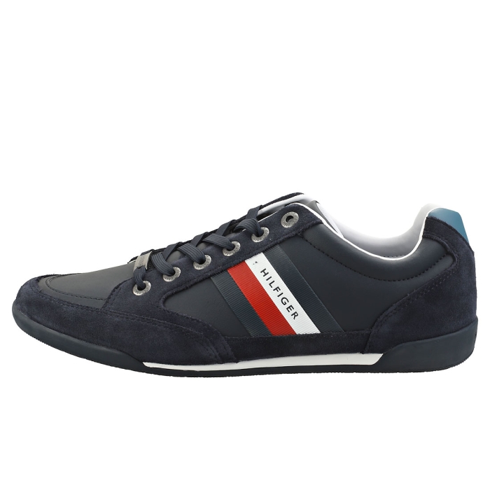 Tommy Hilfiger Corporate Material Mix Cupsole Mens Desert Sky Casual Trainers