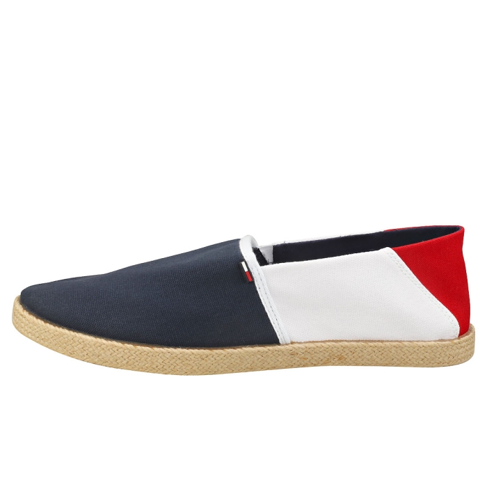 Tommy Jeans ESSENTIAL Men Espadrille Shoes in Red White Blue