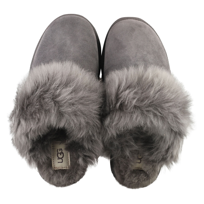 UGG SCUFF SIS Women Slippers Shoes in Charcoal